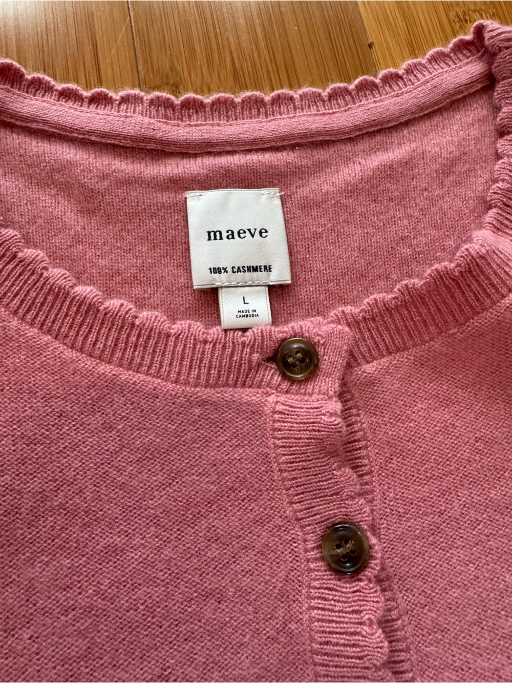 Maeve Sweater Large mauve/pink - Picture 2 of 3